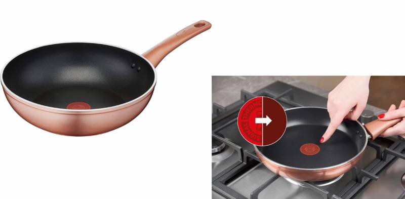 Set Pentole Lagostina Ramata 8 Pezzi + Padella 30 Cm Antiaderenti – Esterno Effetto Rame Con Thermosignal