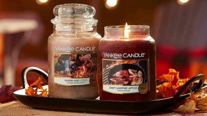 Candela Yankee Candle fragranza mele croccanti 