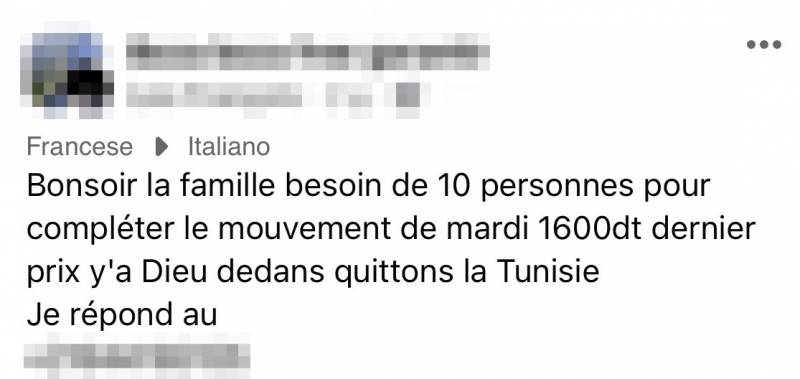 Migranti Facebook