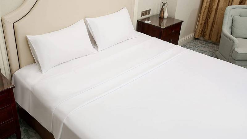 Set Di Biancheria Da Letto Queen/King In Microfibra Morbida, 7 Pezzi Floreale – Piumone, Lenzuola E Federe