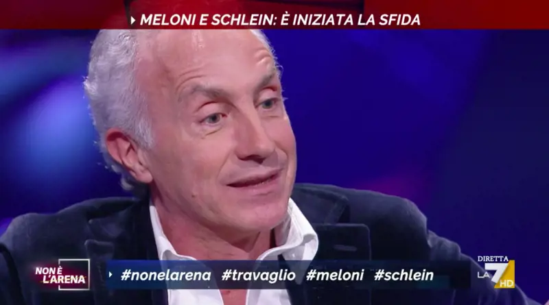 La faccia tosta di Marco Travaglio a Non è L'Arena: ora rinnega Conte