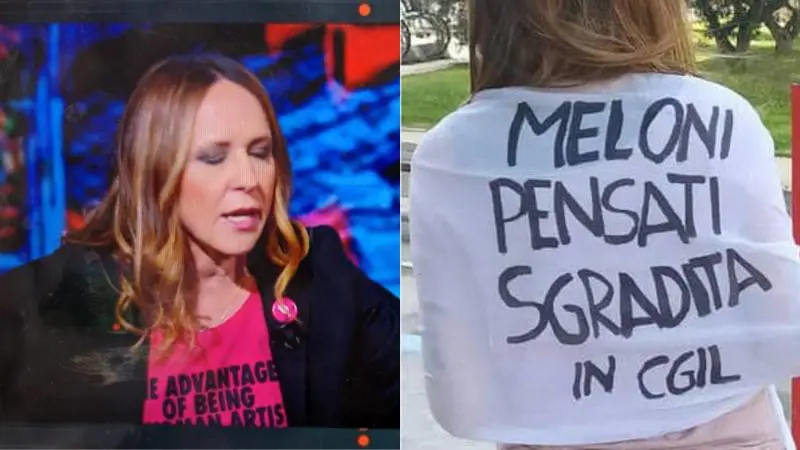 L'imbarazzante show della sindacalista anti-Meloni