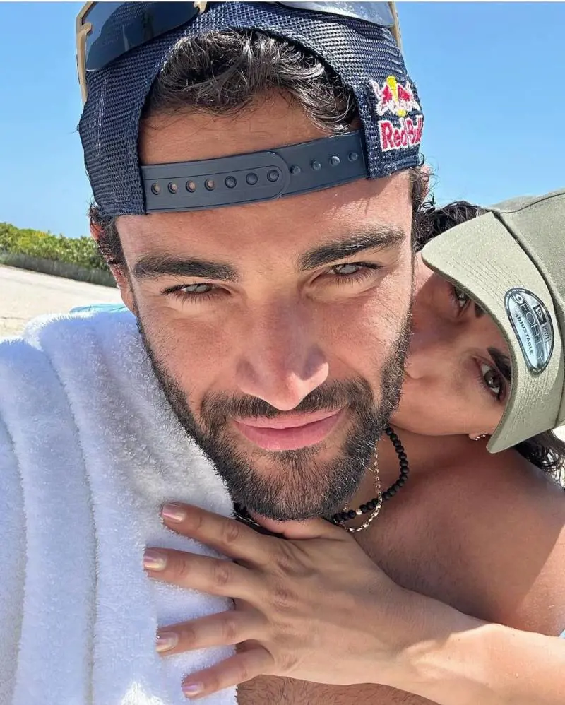 Melissa Satta e Berrettini escono allo scoperto a Miami. Polemiche sulla forma del tennista