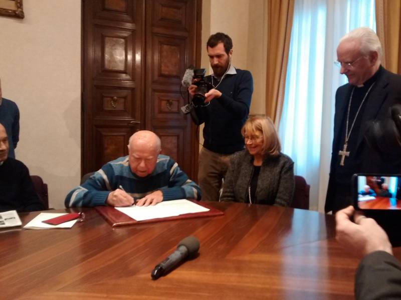 Valentino Bortoloso firma la pace con Anna Vescovi