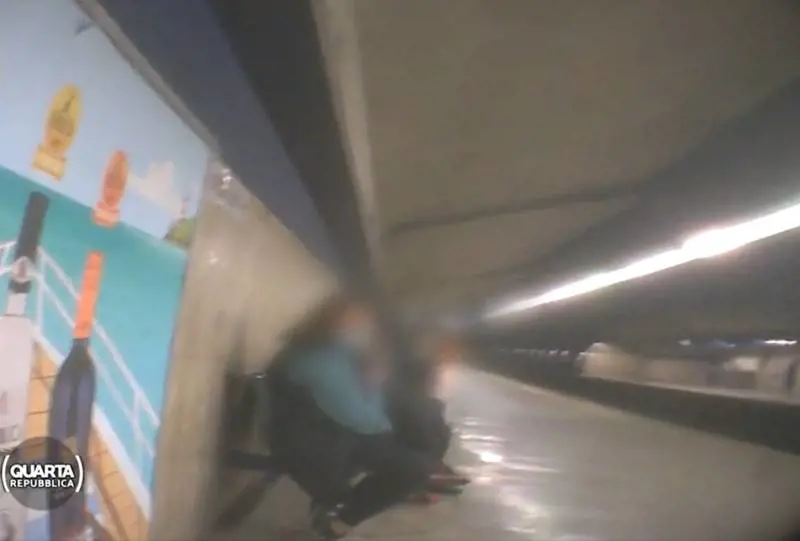 Immagini dal servizio di Quarta Repubblica