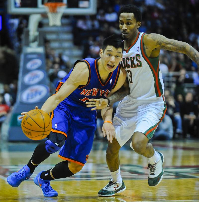 Jeremy Lin Knicks Bucks 2012