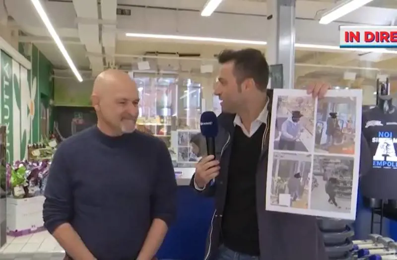 Immagini dal servizio di Mattino Cinque News