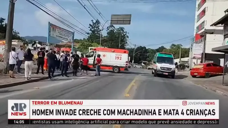 Strage all’asilo nido, 4 bambini uccisi a colpi d’ascia: choc in Brasile