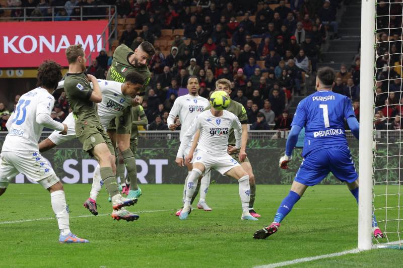 Giroud gol Milan Empoli