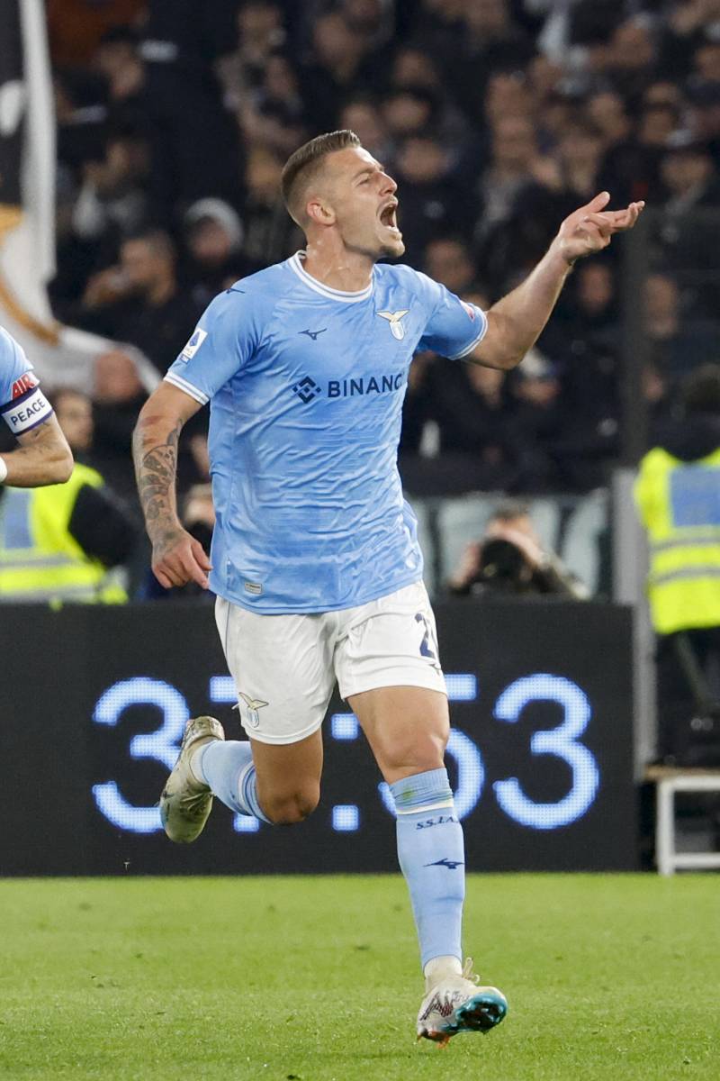 Milinkovic gol Lazio Juventus