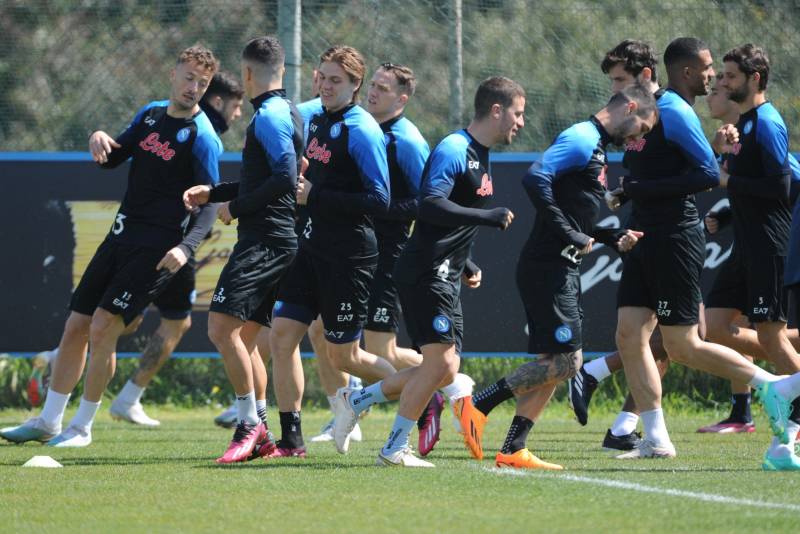 Napoli allenamento