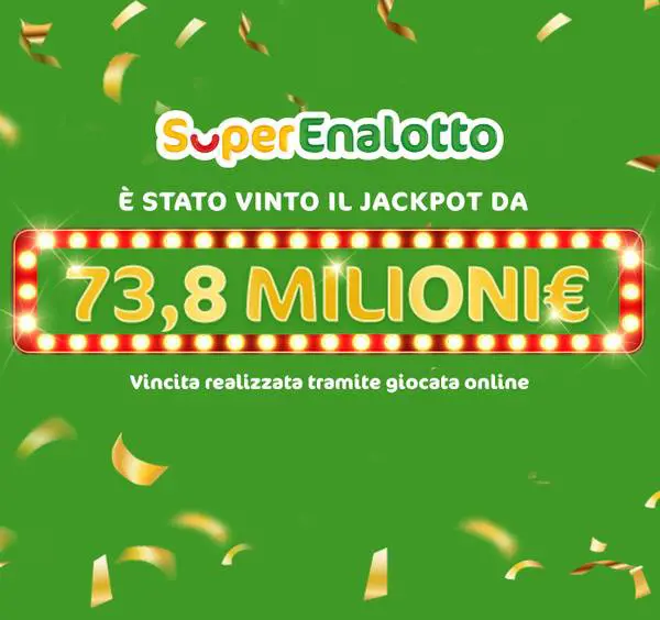 SuperEnalotto, riscosso il Jackpot da 73,8 milioni: ecco il racconto di Carlo