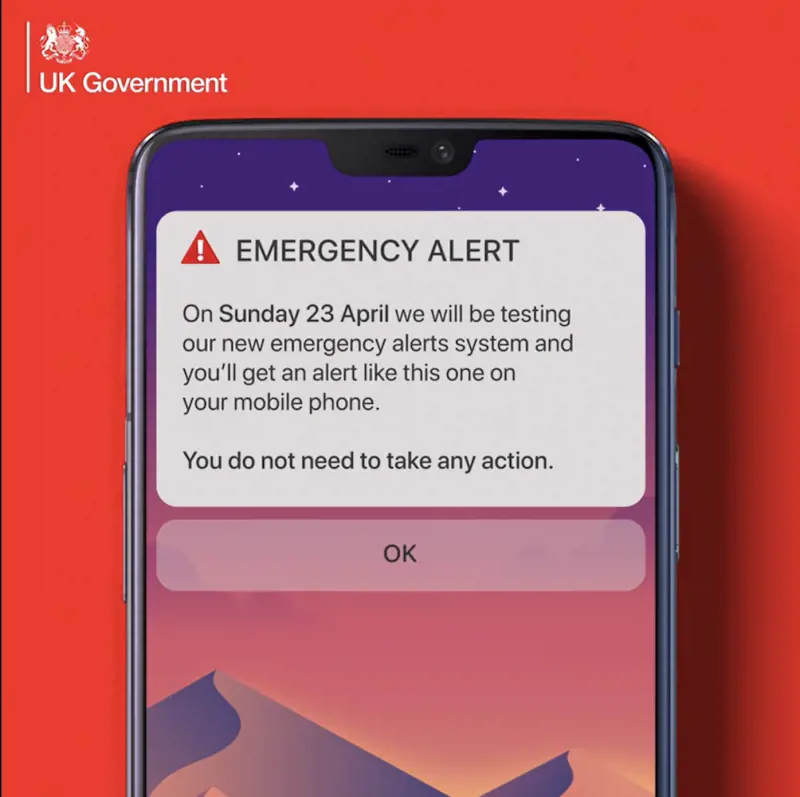 Perché domenica prossima (alle 15) suoneranno tutti i cellulari degli inglesi