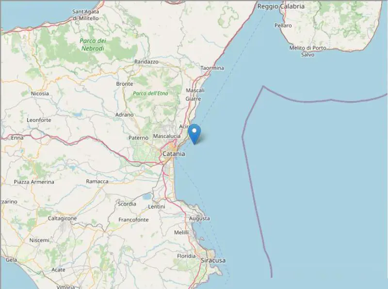 Forte scossa di terremoto a Catania: magnitudo di 4.4, paura e persone in strada