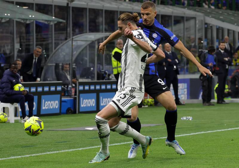Inter-Juventus Coppa Italia 2022-23 Rabiot-Dzeko