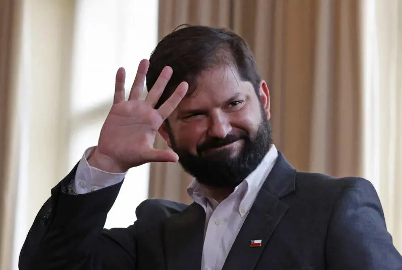 Il presidente cileno Gabriel Boric.