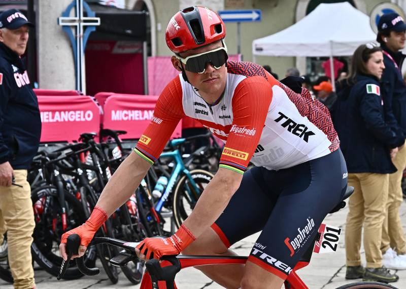 Mads Pedersen Giro 2023 tappa 4 partenza