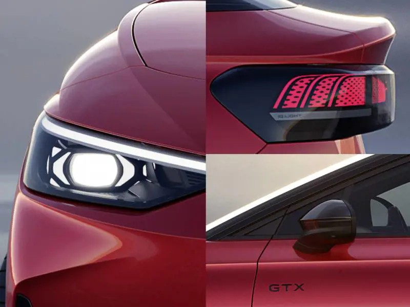 La Volkswagen ID.7 GTX rivela alcuni dettagli in attesa del debutto