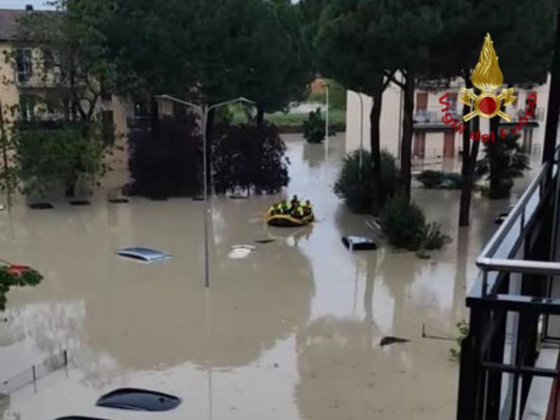 Riccione, alluvione