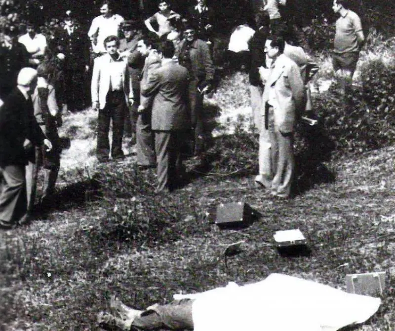 Un'immagine della sparatoria di Cascina Spiotta