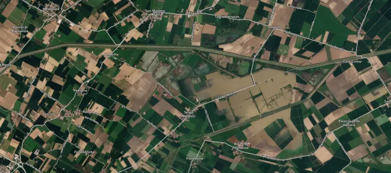 Molinella prima dell'alluvione