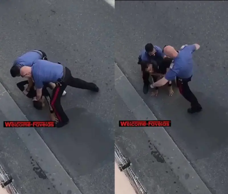 Calcio in faccia ad uno straniero fermato dai carabinieri a Livorno: nuovo video choc