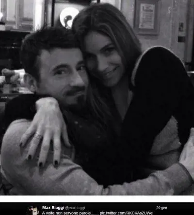 La coppia in una foto da Instagram nel 2014.