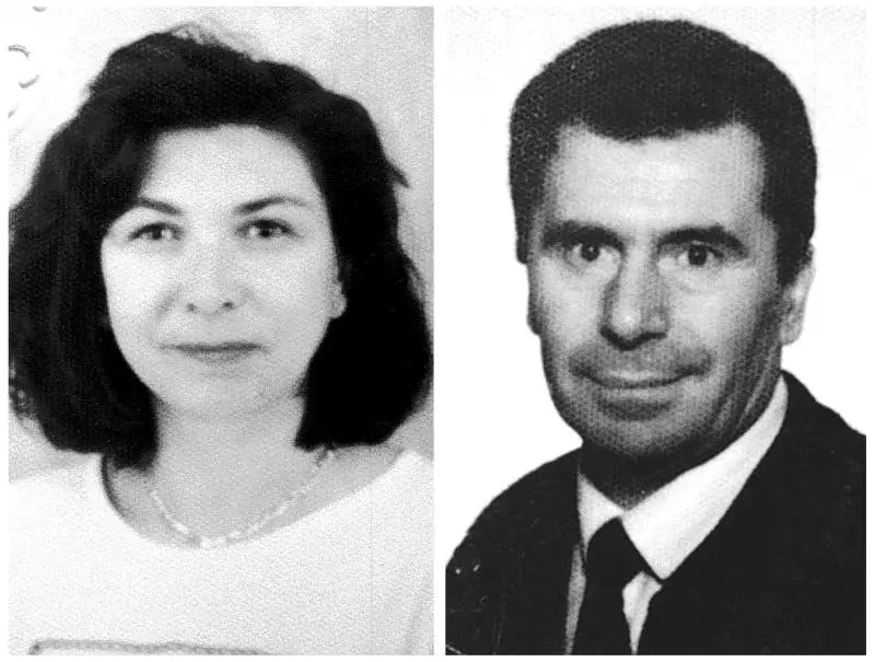 Milena Quaglini e il marito Mario Fogli