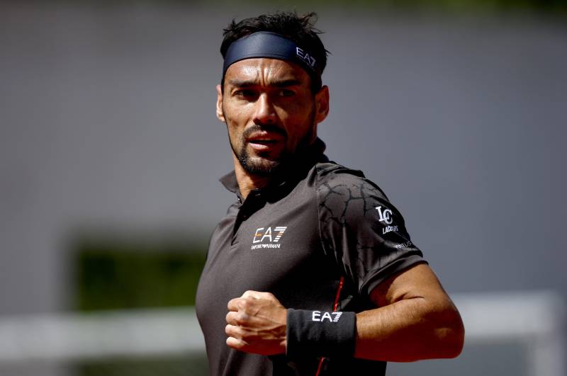 Fognini, passo d'addio a Roma