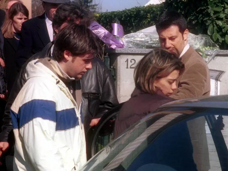 Omar Favaro ed Erica De Nardo nel 2001