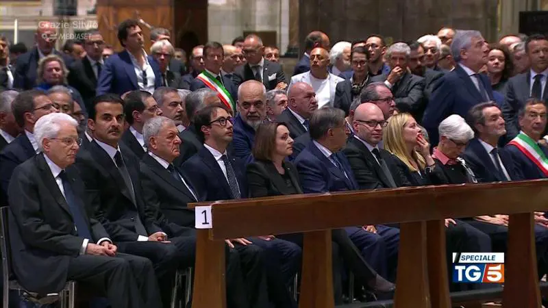 Giorgia Meloni, Ignazio La Russa e Lorenzo Fontana