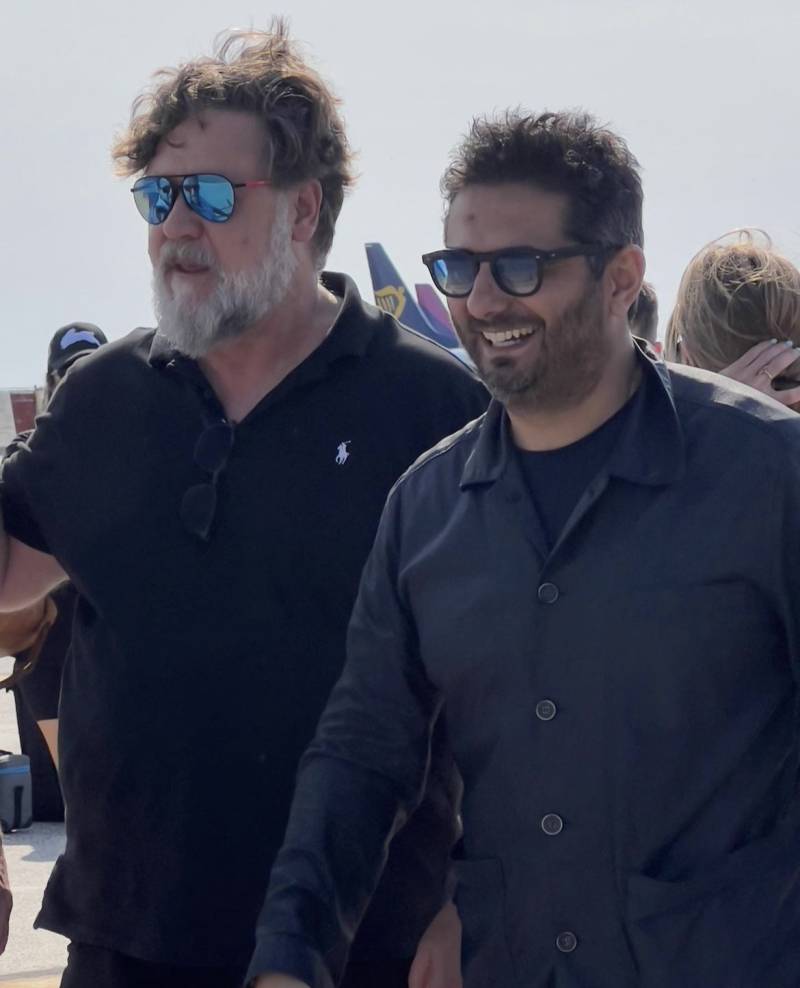 Russell Crowe e Gianvito Casadonte