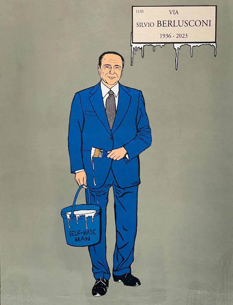 A Milano arriva "Via Silvio Berlusconi", l'opera dedicata al "self-Made Man"