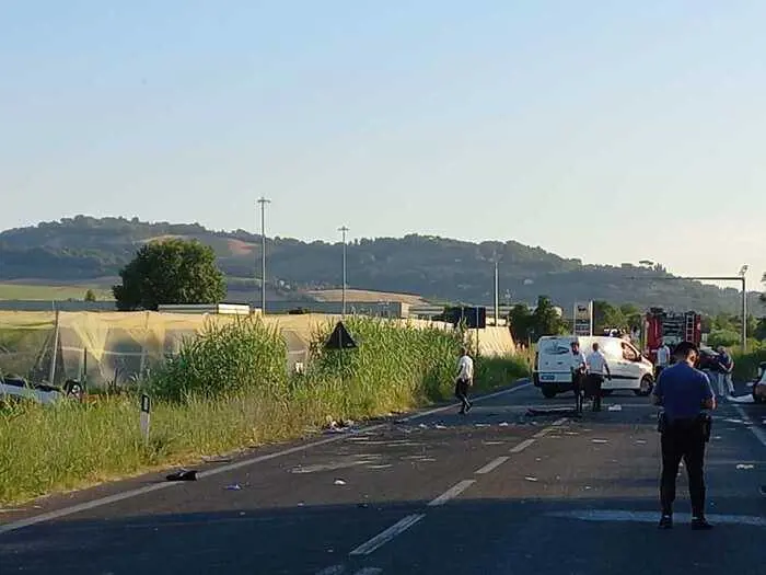 L'incidente avvenuto a Pesaro