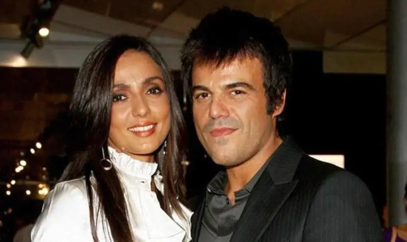 Ambra Angiolini e Francesco Renga insieme a una cena di beneficenza (2007)