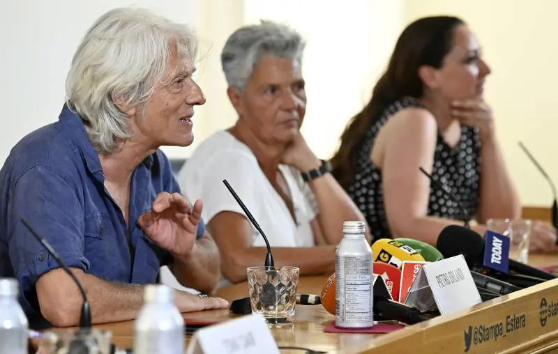Pietro e Natalina Orlandi con Laura Sgrò