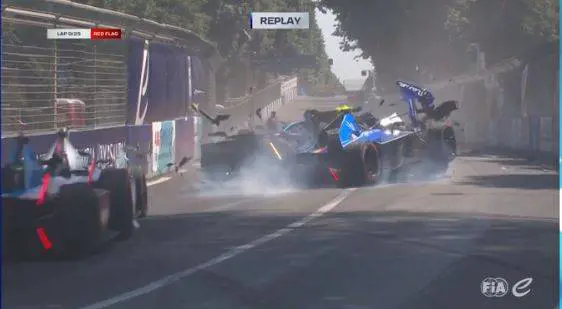 Paura in Formula E, l'incidente di Bird scuote Roma