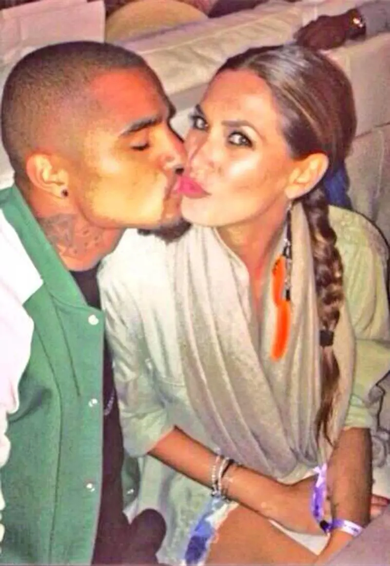Melissa Satta e Kevin Prince Boateng foto pubblicata sui social nel 2013.