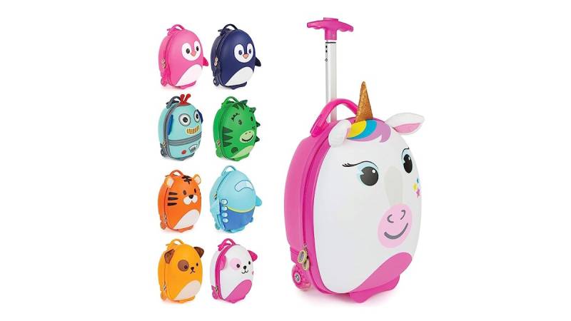 Valigia Heys EU Unicorn 13135 Per Bambini – Leggera E Colorata, Taglia Unica