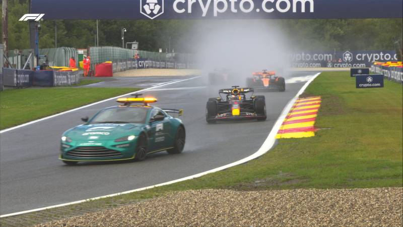 F1 GP Belgio sprint safety car