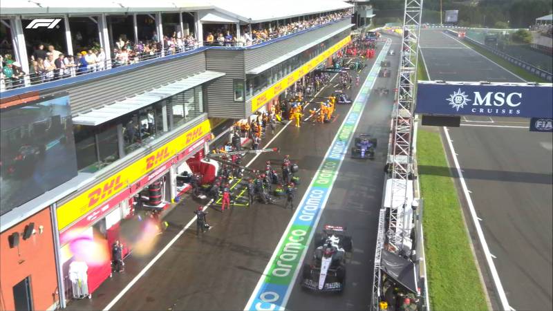 F1 GP Belgio sprint race box