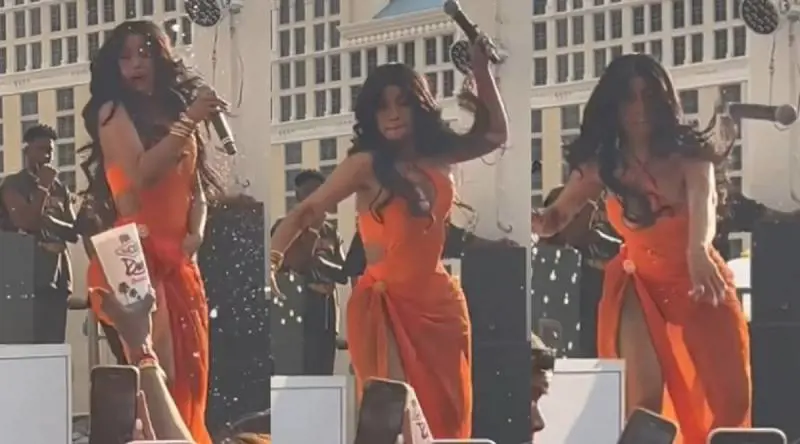 Fan lancia un drink sul palco, Cardi B reagisce male e lo colpisce col microfono