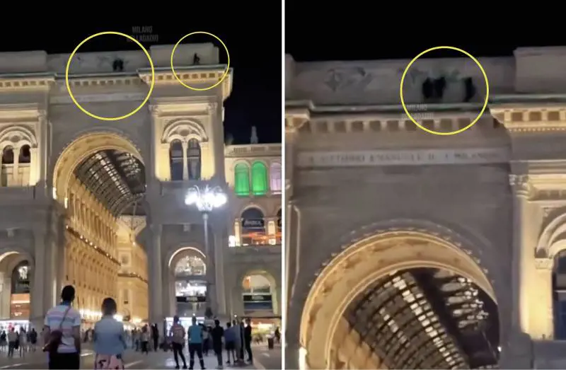 Il terrazzo, le felpe e la fuga sui tetti: così i vandali della Galleria sono riusciti a scappare
