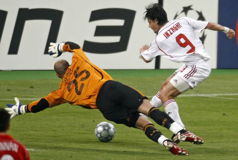 Inzaghi gol Liverpool Atene 2007