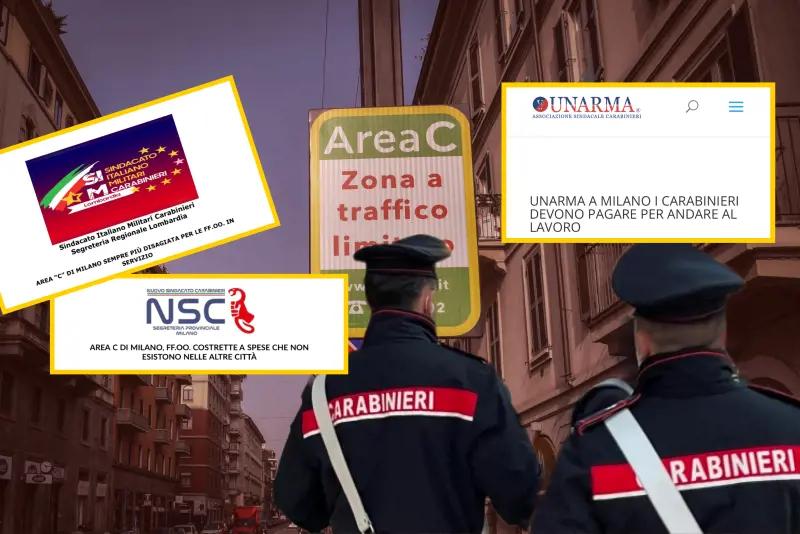 "Entrare in città ci costa quanto un'ora di lavoro". Carabinieri in rivolta contro Sala