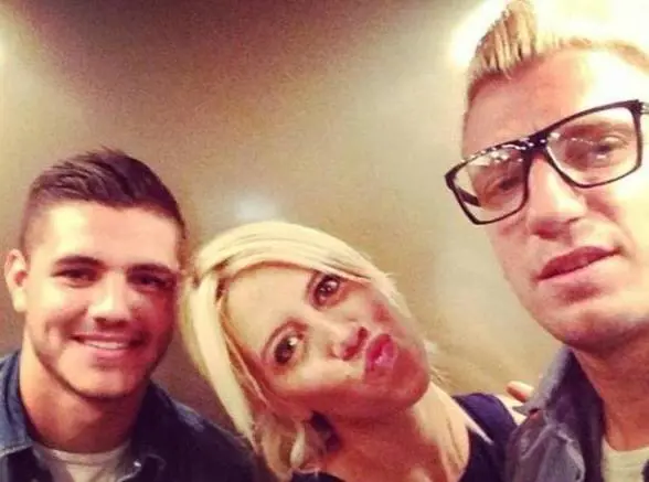 Wanda Nara Maxi Lopez e Mauro Icardi insieme (2013)