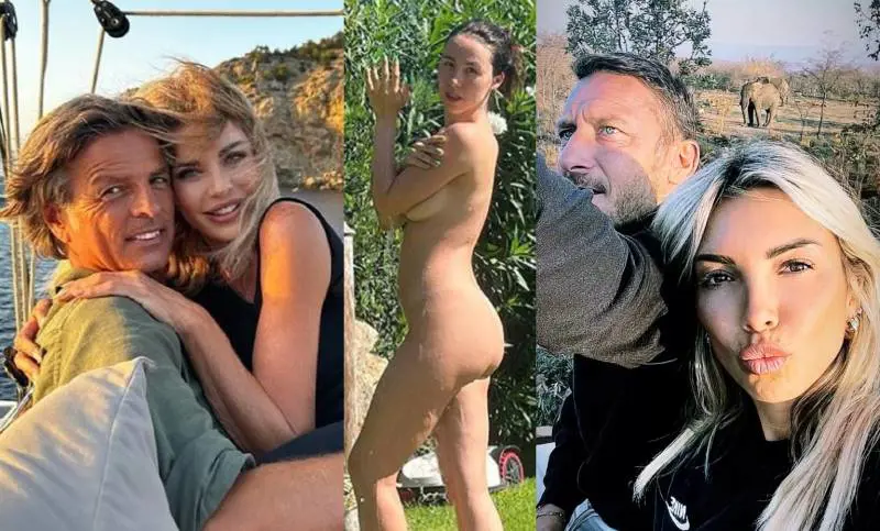 Totti e Noemi soli soletti in Sudafrica, Parietti in love, Mahmood e Aurora Ramazzotti nudi