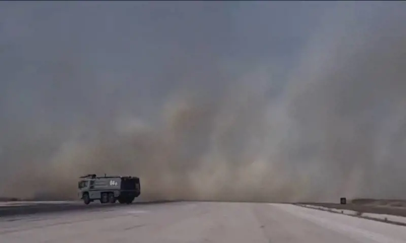 Il Trapanese nella morsa degli incendi: chiuso l'aeroporto di Birgi