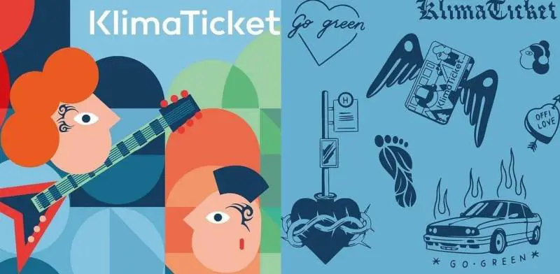 dal post pubblicitario KlimaTicket su Instagram