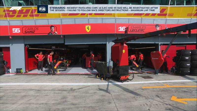 Box Ferrari F1 Monza qualifiche